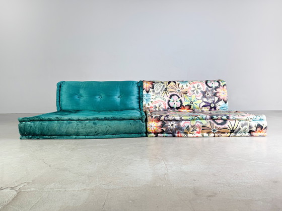 Image 1 of Moderne Roche Bobois Sofa Mah Jong Couch Hans Hopfer Kleurrijk