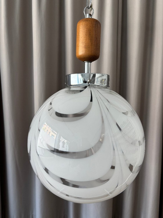Vintage Murano Glass Pendant Lamp – 1970s (photo 6 of 18)