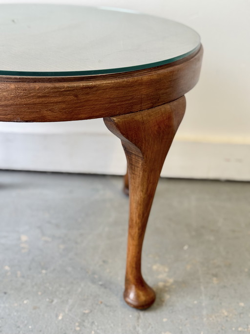 Small Vintage Round Coffee Table