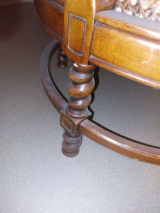 Sillón de señora tapizado de madera dura – Sillones, Textil (photo 6 of 7)
