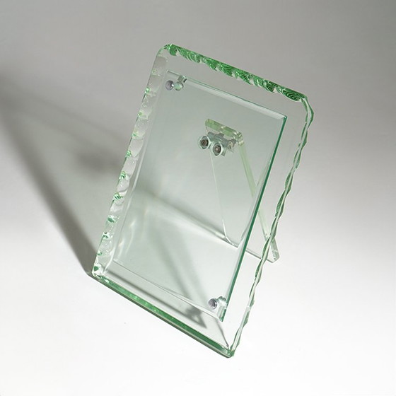 Gehamerd glazen tafel fotolijst, jaren 60 – Lijsten, Metal, Glass (photo 6 of 14)