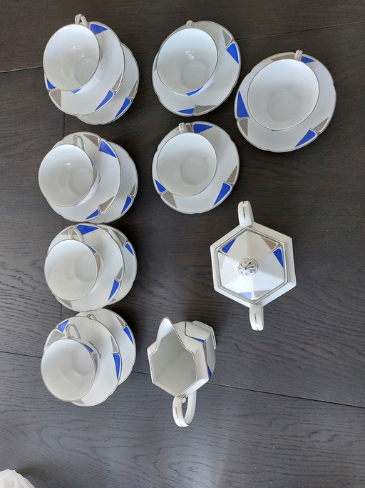 Service à thé vintage tchèque
