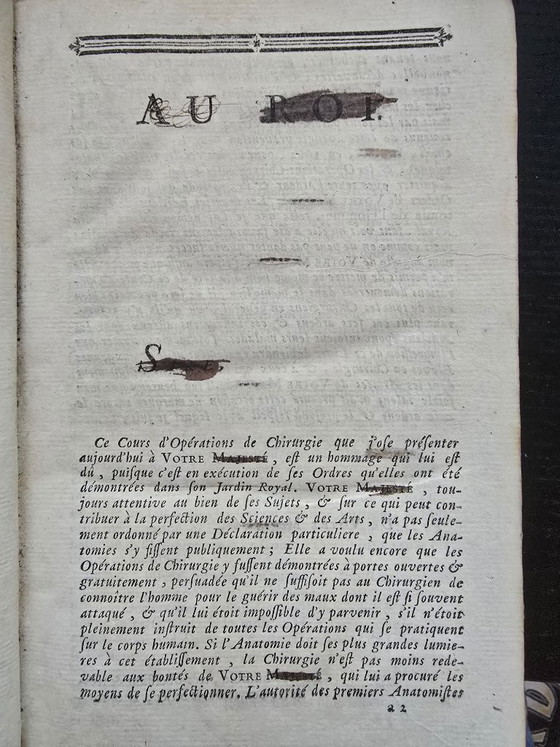 Libro de medicina del siglo XVIII con encuadernación en cuero (1777), de calidad museística, con grandes (photo 7 of 15)