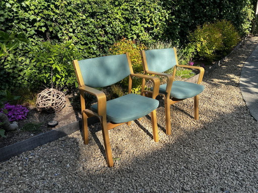 RAR 2X Hans Wegner JH 47-2 bureaustoel, 1980, Denemarken XL