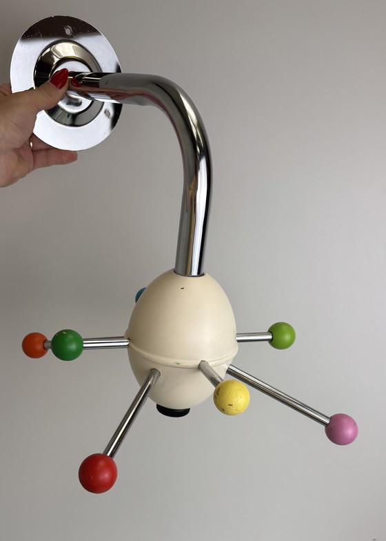 Image 1 of Vintage IKEA Sputnik Borsani wall coat rack - Space Age - Eighties