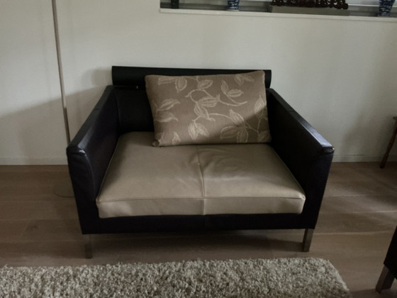 Canapé et causeuse Montis – Coins salon, Leather, Metal (photo 5 of 5)