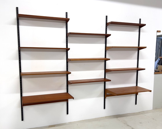 Image 1 of Système d'étagères en teck de Kai Kristiansen de FM Møbler