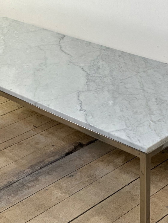 Image 1 of Knoll Int marmeren salontafel, vintage jaren 70