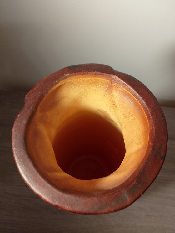 Image 1 of Rare Art Deco vase by Gustave De Bruyn, Fives, Lille