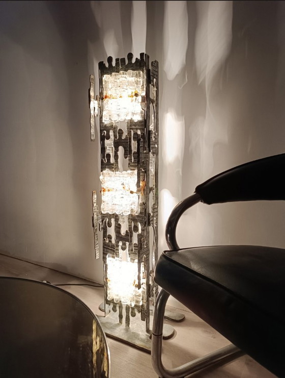 Image 1 of Spectacular brutalist lamppost by Albano Poli for Poliarte, 1970s