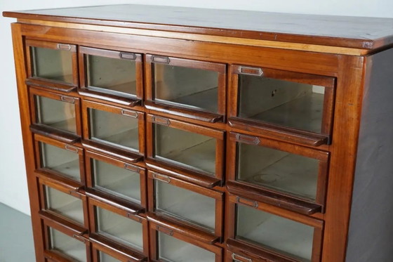 Image 1 of Mercería antigua holandesa de madera noble, década de 1930