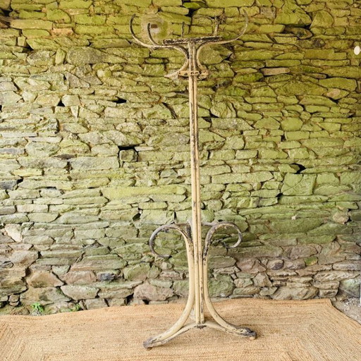 Appendiabiti a parete a pappagallo in legno curvato - Thonet - Modello n°1