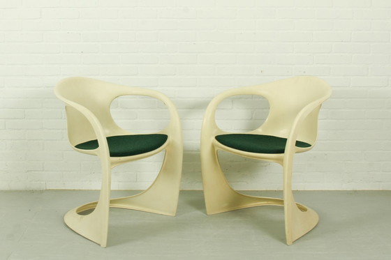 Image 1 of Pair of Casalino Armchairs by Alexander Begge for Casala – Space Age Design (1970s)
