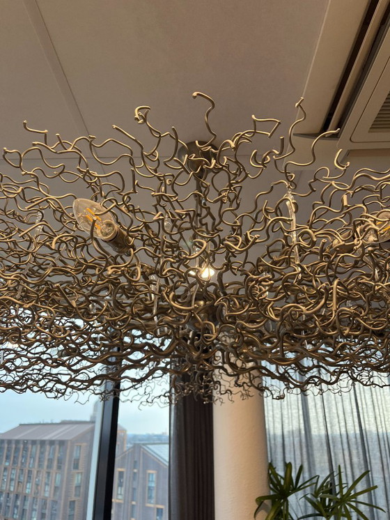 Image 1 of Lampada da soffitto di lusso 'Hollywood Oval 160 Nickel' – William Brand (Marchio van Egmond)