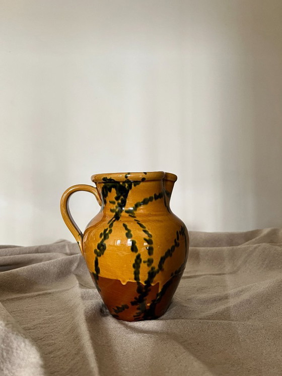 Image 1 of water carafe provencial France 1960