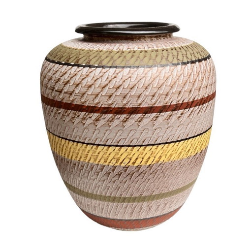 Dümler & Breiden "Faux Klinker" floor vase, type 29/25, Germany 1970s