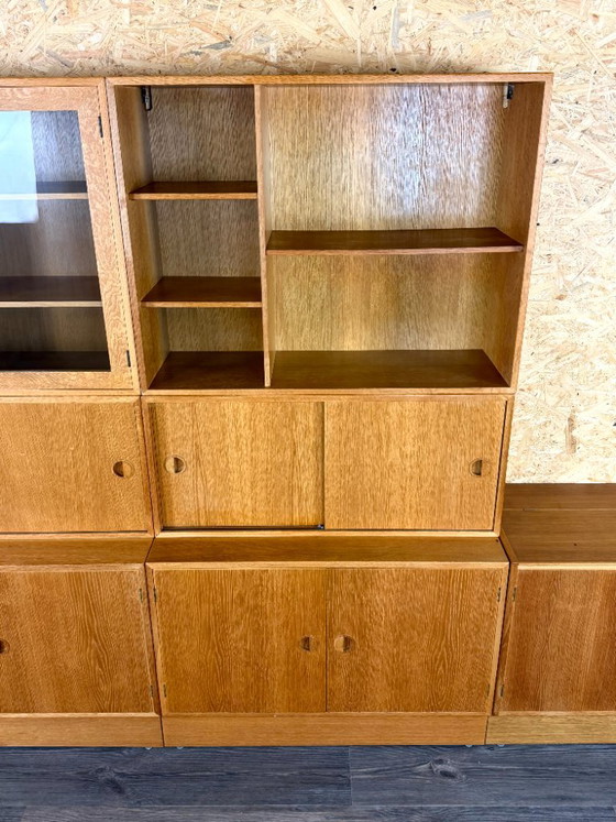 1960s/70s Teak Shelving System Wall Unit Bookshelf From HG Furniture Denmark – Bookcases, Wood (photo 7 of 21)