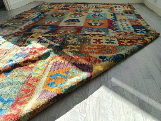 Kilim Afghan Fait Main – Tapis, Wool (photo 8 of 9)