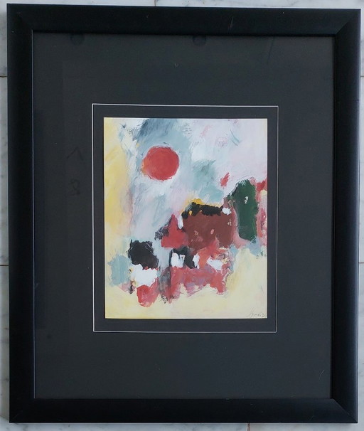 Gouache on thick paper