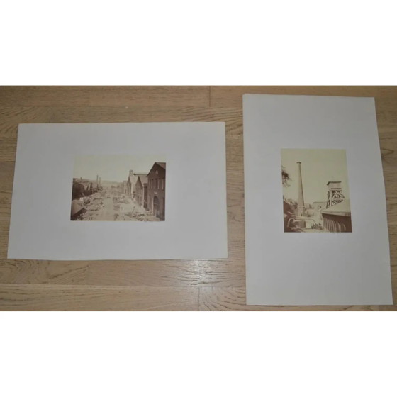 Zwei Albuminabzüge 19. Jh. Frankreich, Le Creusot - die Schneider Fabriken - Fotograf Larcher – Fotografie (photo 9 of 9)