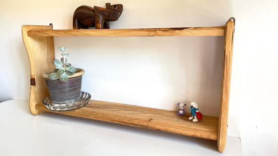 Vintage Raw Wood Shelf – Shelving unit (photo 13 of 20)