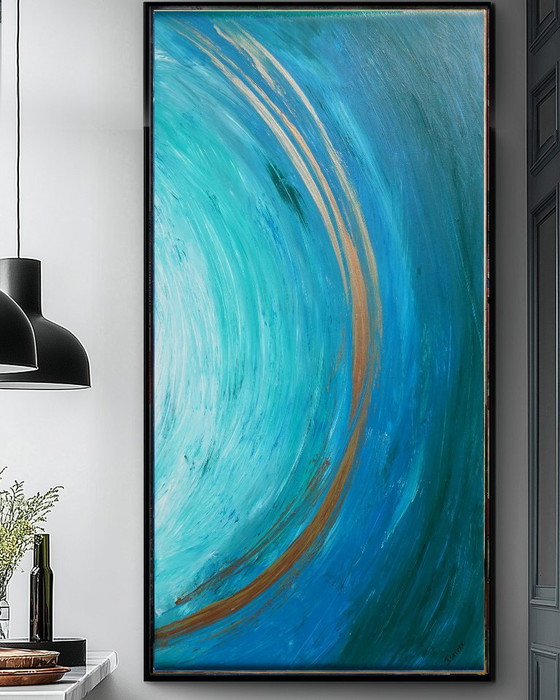 Abstract A1463 - Large Original Painting – Paintings & Drawings, Canvas (photo 5 of 15)