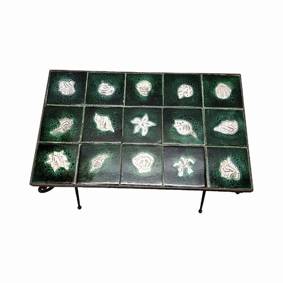 Image 1 of Einzigartiger Beistelltisch von Paul Pouchol und Jacques Adnet