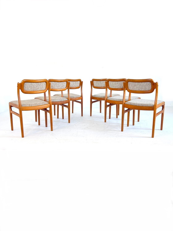 Image 1 of 6x Dining chair Johannes Andersen, Uldum Møbelfabrik '60
