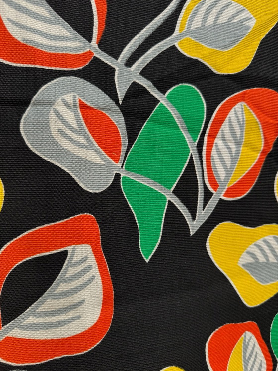 Colorful 70s Pop Curtains, Wall decoration, Cotton, Multi Color (photo 11 of 15)