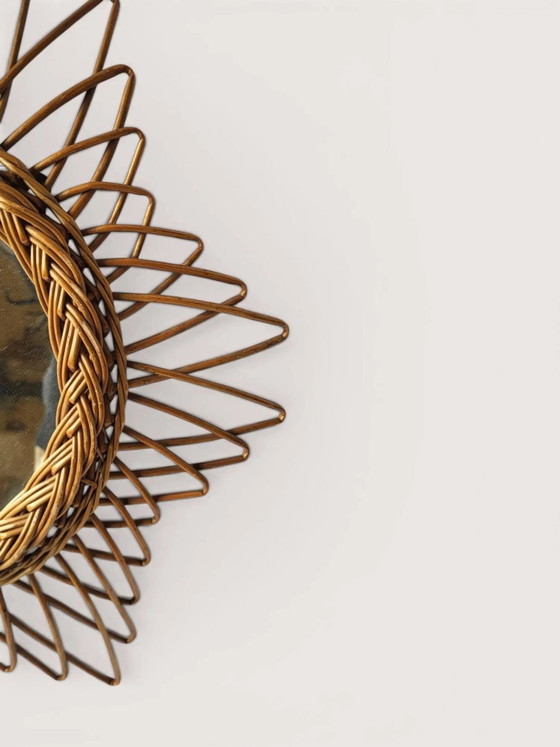 Rattan sun mirror – Wicker (photo 3 of 6)