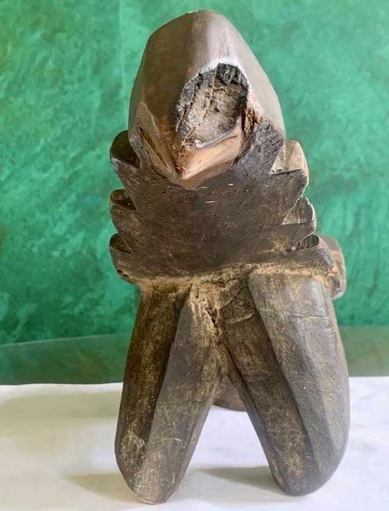 Ancien Siège Tripode Éthiopien - Gurage-Oromo ( 1920-1940) – Sculptures, Wood (photo 29 of 30)