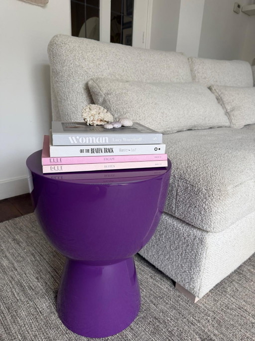 Pols Potten Tip Tap Stool Deep Purple / Purple