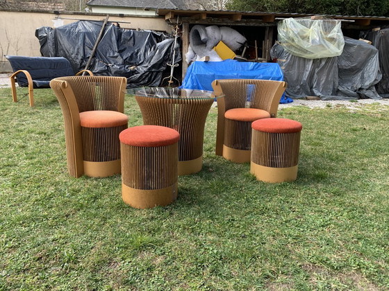 Mid-Century Modern Karton-Set, 2000er Jahre, 5-teilig – Dekorative Objekte, Mid Century Modern (photo 5 of 5)