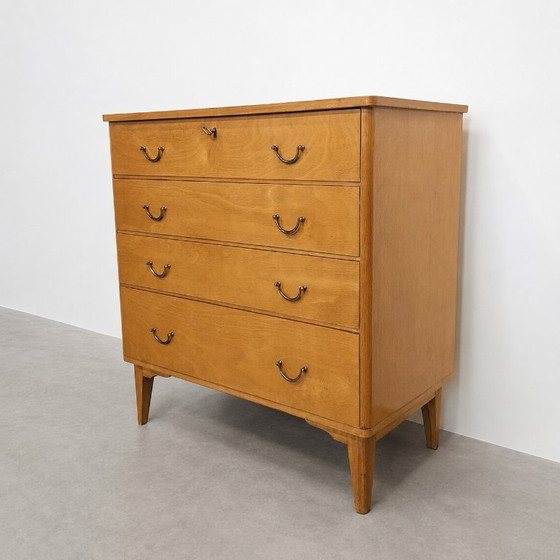 Image 1 of Commode vintage Imexcotra en bouleau, Belgique, années 1960