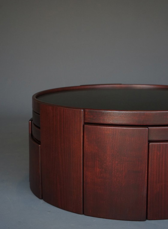 Image 1 of Model 780/783 Stacking Tables by Gianfranco Frattini for Cassina, 1960s-1970s, Set of 4