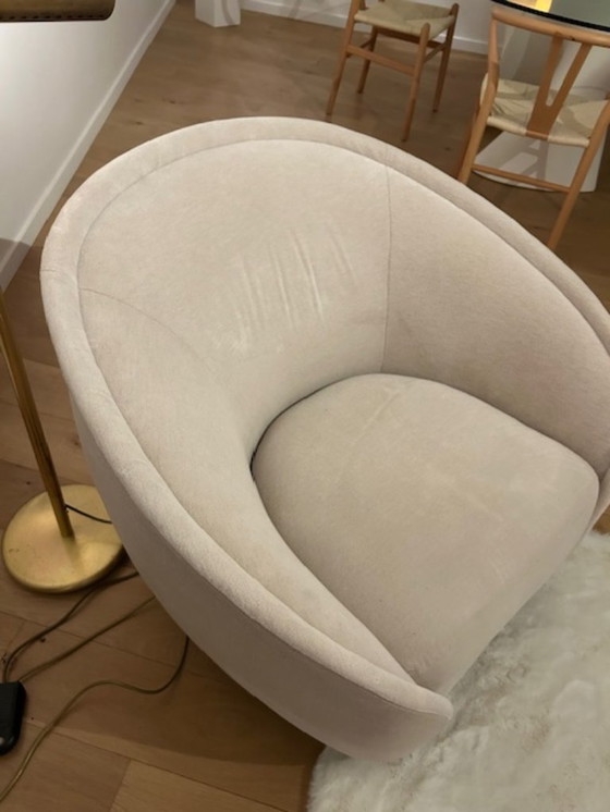 Image 1 of GUBI Revers Lounge Chair in luxe uitvoering