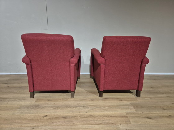 Image 1 of 2x Henders and Hazel - Saarbrucken - Poltrone - Rosso