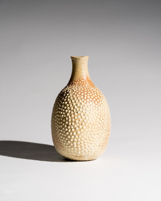 Image 1 of Jean-Claude de Crousaz Arpot Swiss Keramik Sculptural Textured Vase Switzerland