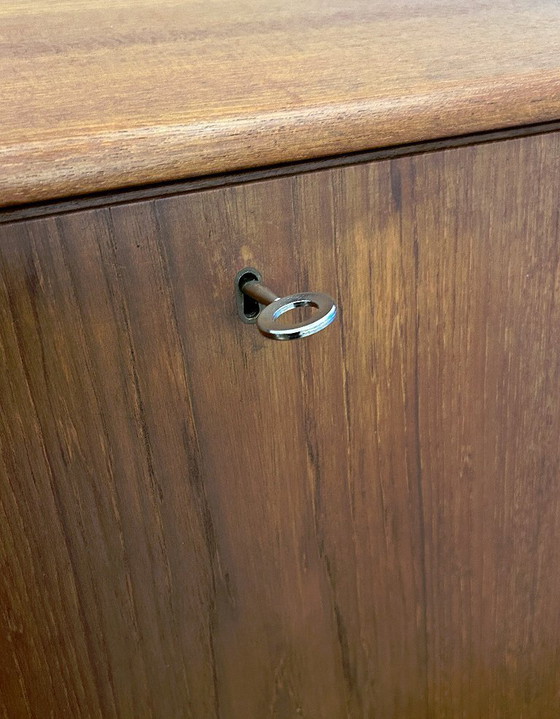 Image 1 of Vintage Deense secretaire Bernhard Pedersen & Zoon