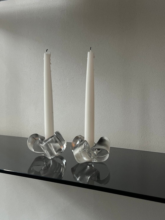 Rosenthal studio-line Kristall-Kerzenhalter – 2er-Set – Crystal (photo 2 of 4)