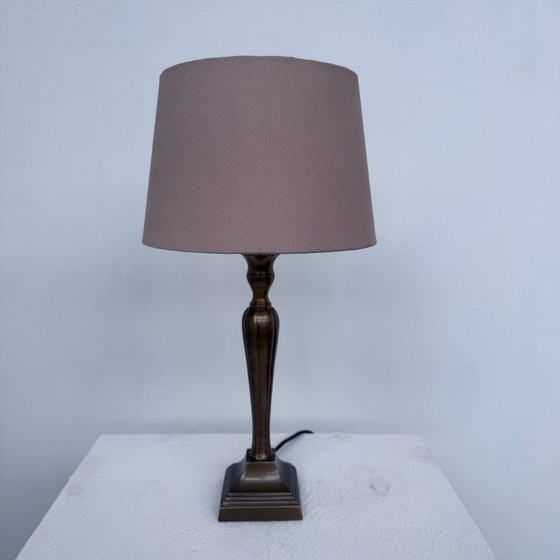 Image 1 of Tafellamp/schemerlamp jaren 70/80.