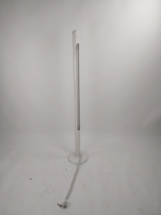 Image 1 of 1 x standing floor lamp with fluorescent tube. 1980s, 140 cm high