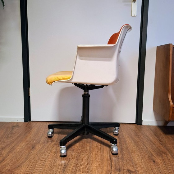 Image 1 of Sedia da ufficio vintage Gispen modello 2712 con rivestimento originale