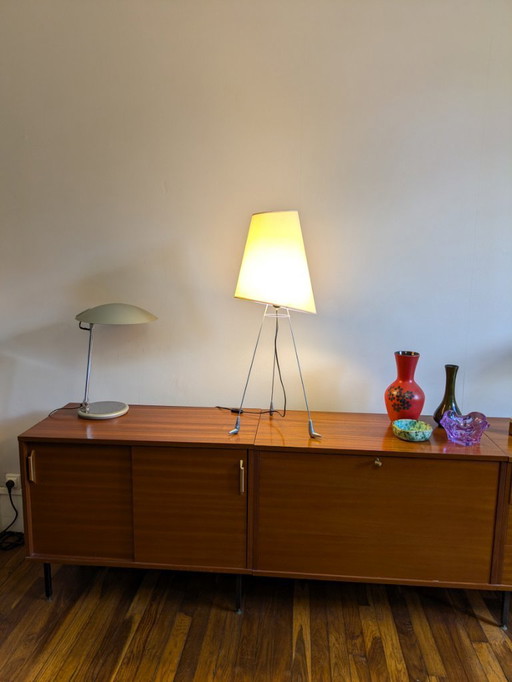 Louis Drimmer tripod wire lamp, France 1980