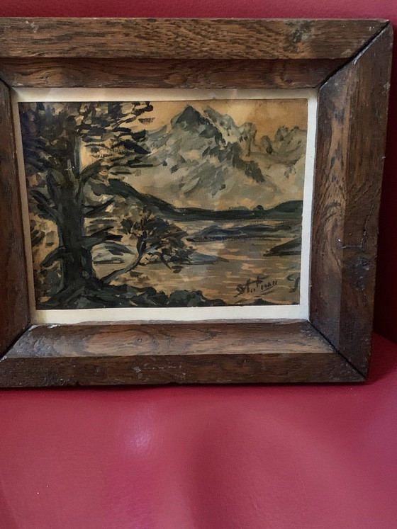 Curiosity: Early work by Provençal painter Georges Autran 1941-2025 – Paintings & Drawings, Paper, Wood (photo 2 of 15)