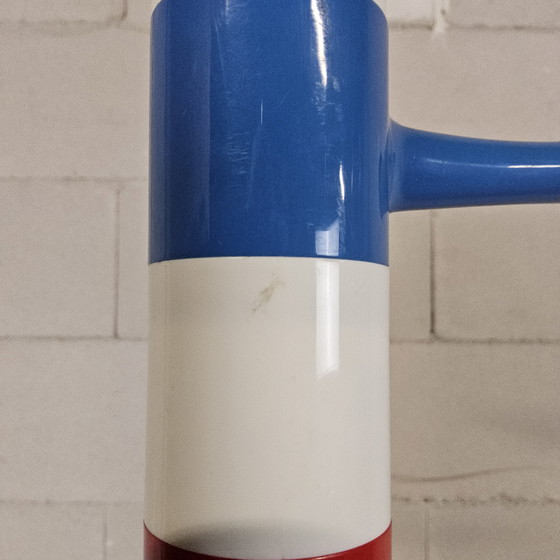 Image 1 of Appendiabiti da terra per bambini Ikea vintage colorato (curvo) in stile Memphis (modulare, regolabile)