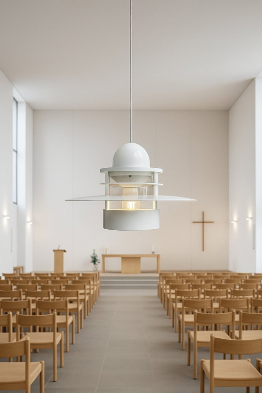 Lampada a sospensione vintage 'Planet of Albertslund' di Louis Poulsen, di Jens Møller-Jensen