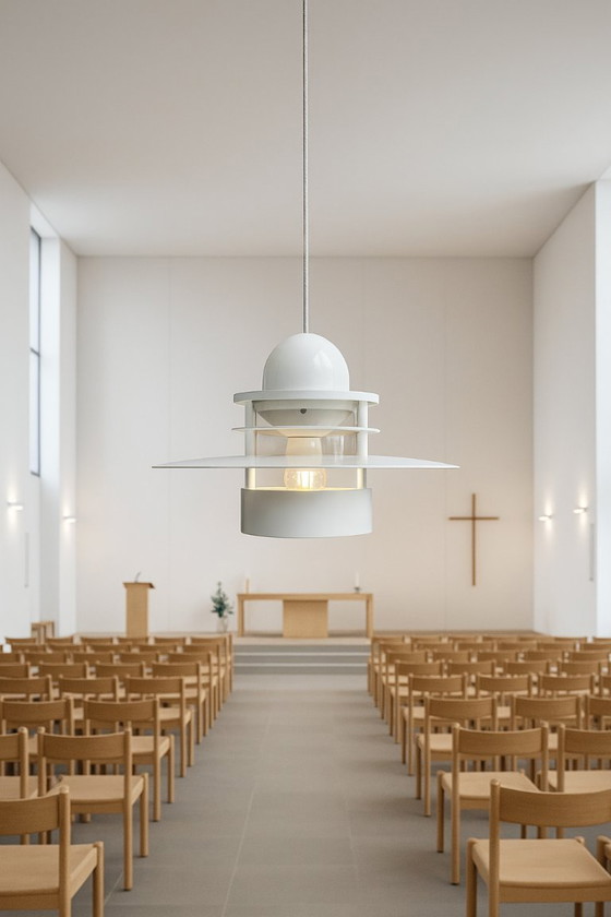 Image 1 of Vintage Hanglamp 'Planet of Albertslund' Van Louis Poulsen, Door Jens Møller-Jensen