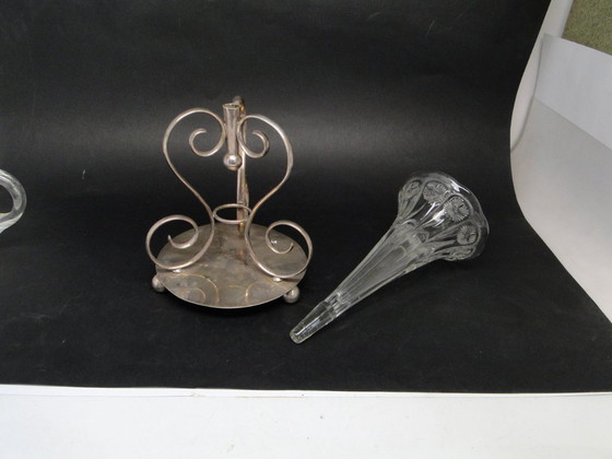 Glass Vase, Great Britain, Early 20th Century – Metal (photo 3 of 13)