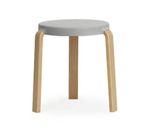 Image 1 of Normann Barhocker, Eiche grau (neu), Preis pro Stück